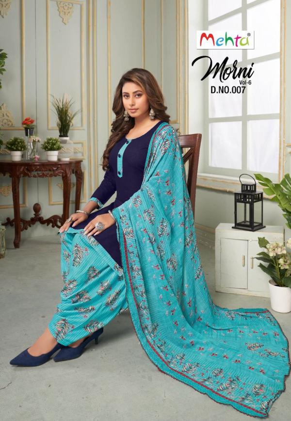 Mehta Morni Vol 6 Designer Cotton Dress Materials